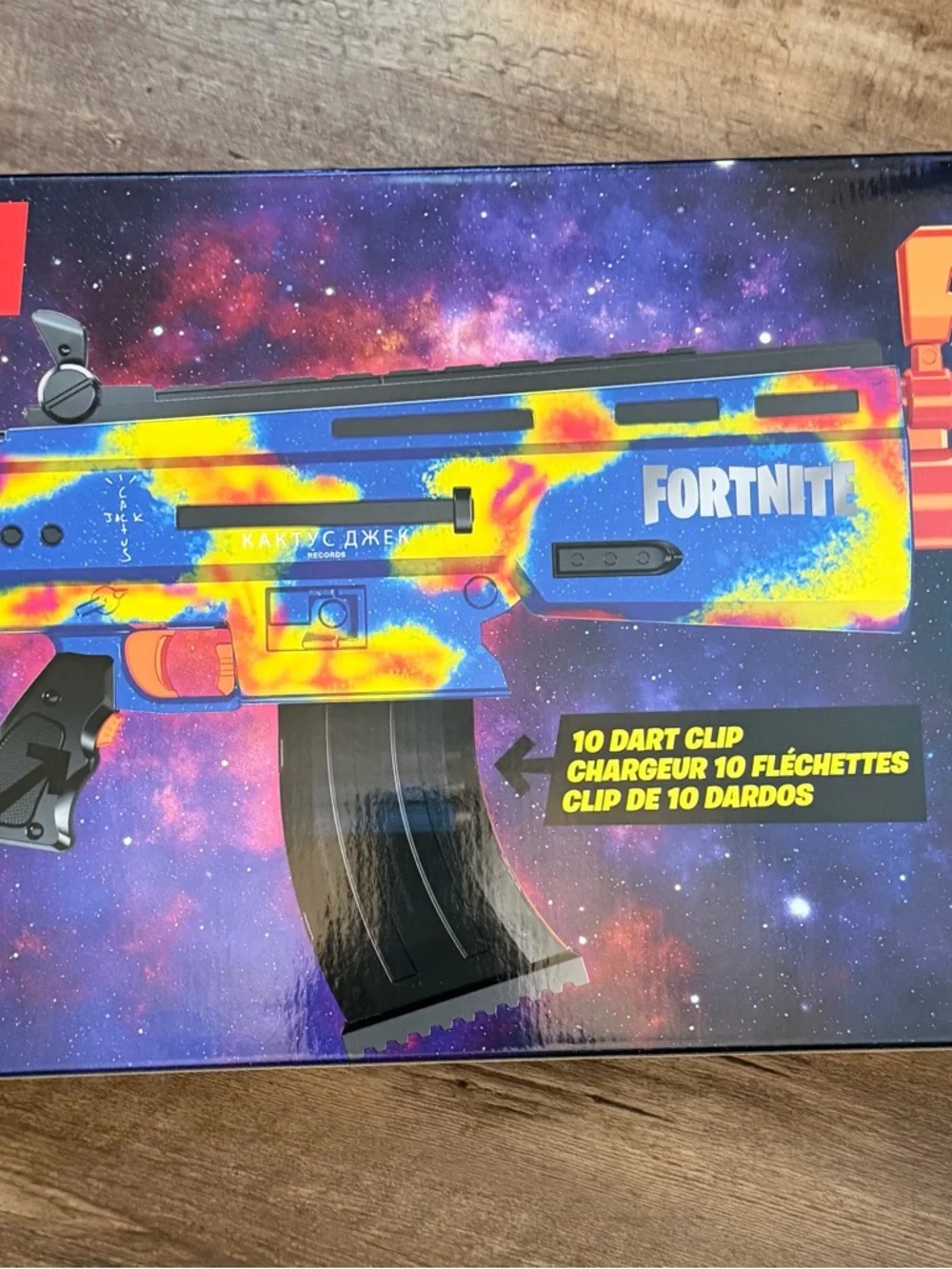 Nerf F2494 Fortnite Cactus Jack x Nerf Gun Travis Scott AR Goosebumps Edition
